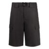 Off-White Men’ s SS22 Solid Color Buckle Big Pocket Cargo Straight Shorts Loose Fit Black