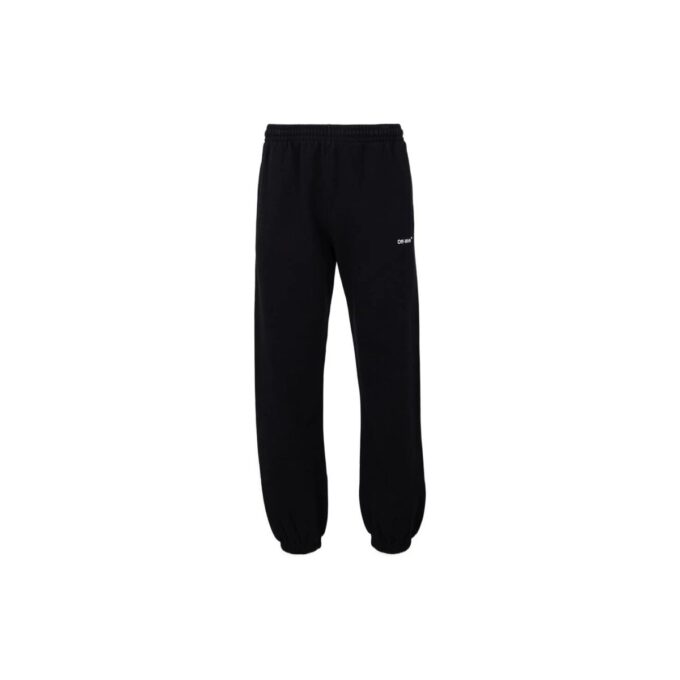 Off-White Men’ s SS22 Solid Color Casual Pants/Trousers Black