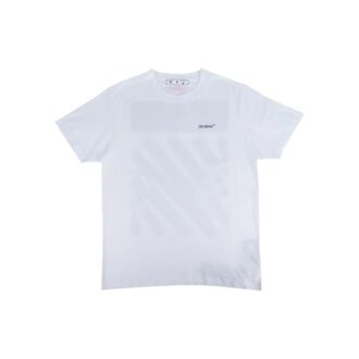 Off-White Men’ s SS22 Solid Color Cotton Zebra Printing Short Sleeve White T-Shirt Off-White Men’ s SS22 Solid Color Cotton Zebra Printing Short Sleeve White T-Shirt