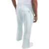 Off-White Men’ s SS22 Solid Color Drawstring Lacing Sports Pants/Trousers/Joggers Light Blue