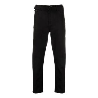 Off-White Men’ s SS22 Solid Color High Waist Straight-Leg Casual Pants/Trousers Black Off-White Men’ s SS22 Solid Color High Waist Straight-Leg Casual Pants/Trousers Black