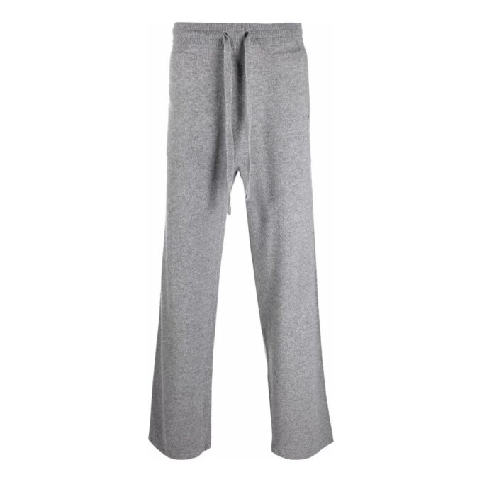 Off-White Men’ s SS22 Solid Color Lacing Sports Pants/Trousers/Joggers Loose Fit Gray
