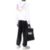 Off-White Men’ s SS22 Solid Color Logo Printing Long Sleeves Version White