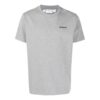 Off-White Men’ s SS22 Solid Color Logo Printing Round Neck Short Sleeve Gray T-Shirt