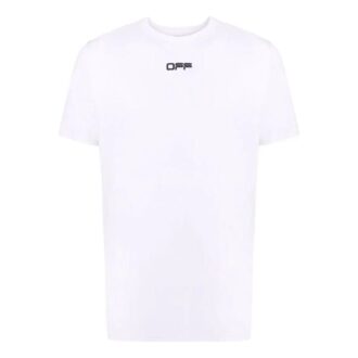 Off-White Men’ s SS22 Solid Color Logo Printing Round Neck Short Sleeve Version White T-Shirt Off-White Men’ s SS22 Solid Color Logo Printing Round Neck Short Sleeve Version White T-Shirt