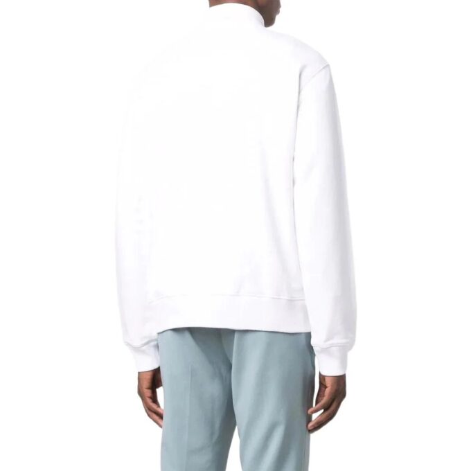 Off-White Men’ s SS22 Solid Color Logo Printing Round Neck Version White