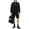 Off-White Men’ s SS22 Solid Color Logo Printing Sports Shorts Version Black