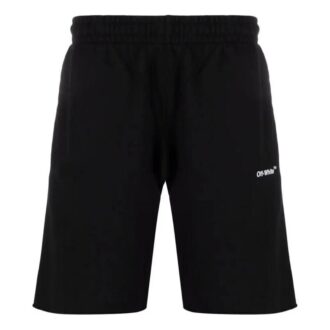 Off-White Men’ s SS22 Solid Color Logo Printing Straight Shorts Version Black Off-White Men’ s SS22 Solid Color Logo Printing Straight Shorts Version Black