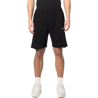 Off-White Men’ s SS22 Solid Color Logo Printing Straight Shorts Version Black Off-White Men’ s SS22 Solid Color Logo Printing Straight Shorts Version Black