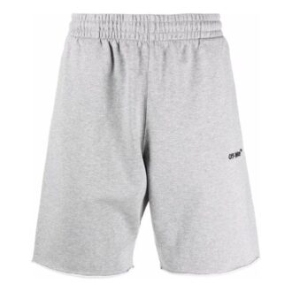 Off-White Men’ s SS22 Solid Color Logo Printing Straight Shorts Version Gray Off-White Men’ s SS22 Solid Color Logo Printing Straight Shorts Version Gray