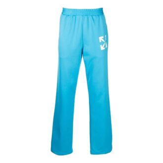 Off-White Men’ s SS22 Solid Color Logo Printing Straight Sports Pants/Trousers/Joggers Autumn Slim Fit Blue Off-White Men’ s SS22 Solid Color Logo Printing Straight Sports Pants/Trousers/Joggers Autumn Slim Fit Blue