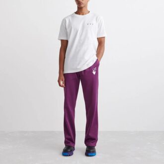 Off-White Men’ s SS22 Solid Color Logo Printing Straight Sports Pants/Trousers/Joggers Loose Fit Purple Off-White Men’ s SS22 Solid Color Logo Printing Straight Sports Pants/Trousers/Joggers Loose Fit Purple