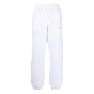 Off-White Men’ s SS22 Solid Color Logo Printing Stripe Sports Pants/Trousers/Joggers Version White Off-White Men’ s SS22 Solid Color Logo Printing Stripe Sports Pants/Trousers/Joggers Version White