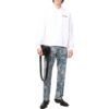 Off-White Men’ s SS22 Solid Color Logo Printing White