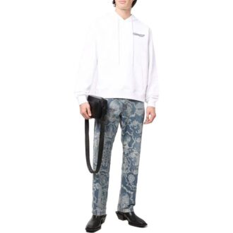 Off-White Men’ s SS22 Solid Color Logo Printing White Off-White Men’ s SS22 Solid Color Logo Printing White
