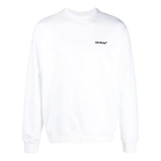 Off-White Men’ s SS22 Solid Color Round Neck Long Sleeves Version White Off-White Men’ s SS22 Solid Color Round Neck Long Sleeves Version White