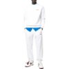 Off-White Men’ s SS22 Solid Color Round Neck Long Sleeves Version White