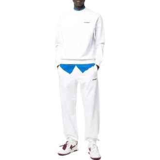 Off-White Men’ s SS22 Solid Color Round Neck Long Sleeves Version White Off-White Men’ s SS22 Solid Color Round Neck Long Sleeves Version White