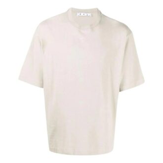 Off-White Men’ s SS22 Solid Color Rubber Arrow Short Sleeve Creamy White T-Shirt Off-White Men’ s SS22 Solid Color Rubber Arrow Short Sleeve Creamy White T-Shirt
