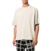 Off-White Men’ s SS22 Solid Color Rubber Arrow Short Sleeve Creamy White T-Shirt