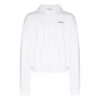 Off-White Men’ s SS22 Solid Color Short Casual Long Sleeves Version White