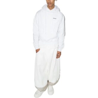Off-White Men’ s SS22 Solid Color Short Casual Long Sleeves Version White Off-White Men’ s SS22 Solid Color Short Casual Long Sleeves Version White