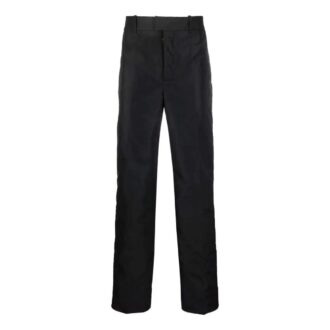 Off-White Men’ s SS22 Solid Color Straight Casual Pants/Trousers Black Off-White Men’ s SS22 Solid Color Straight Casual Pants/Trousers Black