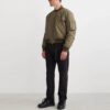 Off-White Men’ s SS22 Solid Color Straight-Leg Casual Pants/Trousers Black