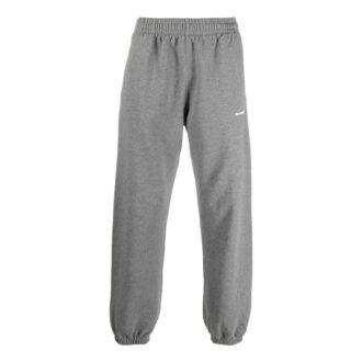Off-White Men’ s SS22 Solid Color Stripe Drawstring Sports Pants/Trousers/Joggers Loose Fit Gray Off-White Men’ s SS22 Solid Color Stripe Drawstring Sports Pants/Trousers/Joggers Loose Fit Gray