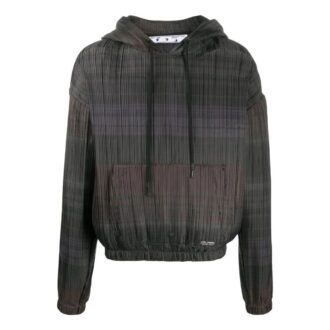 Off-White Men’ s SS22 Stripe Hooded Long Sleeves Version Black Off-White Men’ s SS22 Stripe Hooded Long Sleeves Version Black