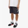 Off-White Men’ s SS22 Twill Printing Elastic Waistband Straight Shorts Ordinary Version Black