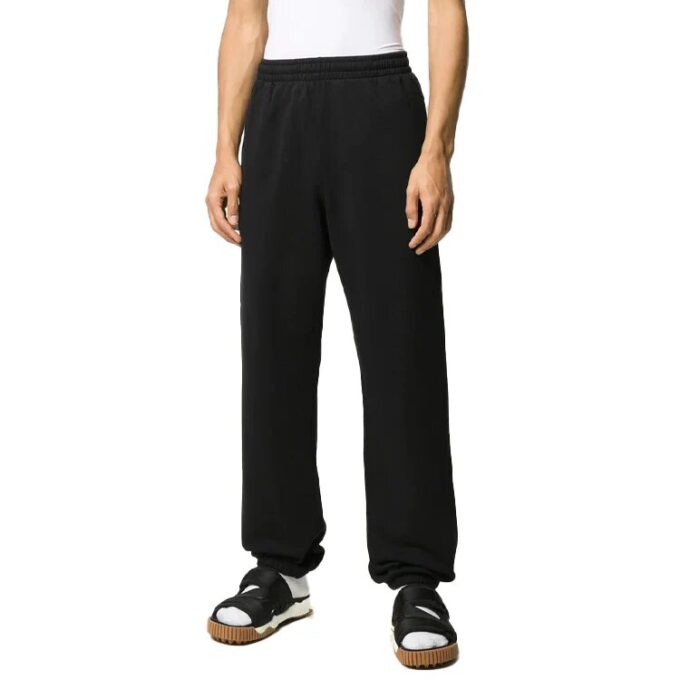 Off-White Men’ s Stancil Black Sports Pants/Trousers/Joggers