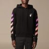 Off-White Men’ s Stripe Drawstring Black