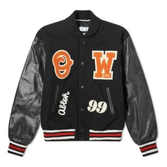 Off-White Men’ s Subject Printing Jacket Black