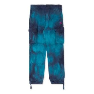 Off-White Men’ s Tie Dye Cargo Pocket Casual Long Pants/Trousers Blue Off-White Men’ s Tie Dye Cargo Pocket Casual Long Pants/Trousers Blue