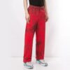 Off-White Men’ s Tie Dye Red Sports Pants/Trousers/Joggers