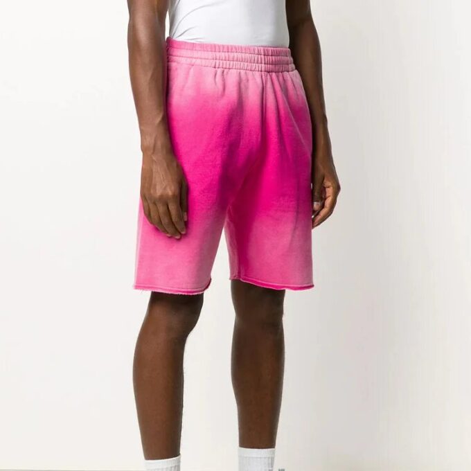 Off-White Men’ s Tie Dye Shorts Pink