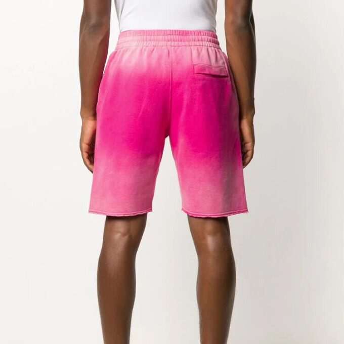 Off-White Men’ s Tie Dye Shorts Pink
