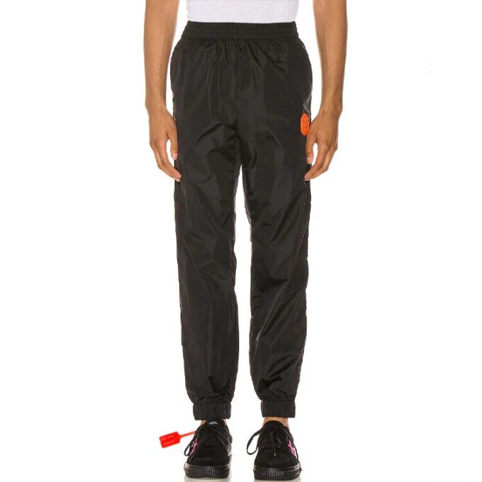 Off-White Men’ s Track Pants Thin Sports Pants/Trousers/Joggers Black