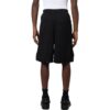 Off-White Men’ s Twill Printing Pants Waist Straight Shorts Black