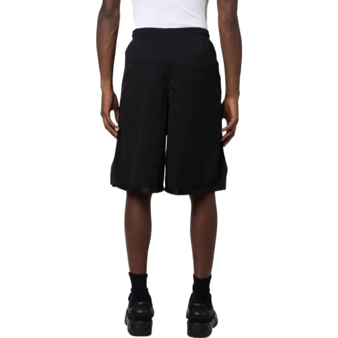 Off-White Men’ s Twill Printing Pants Waist Straight Shorts Black