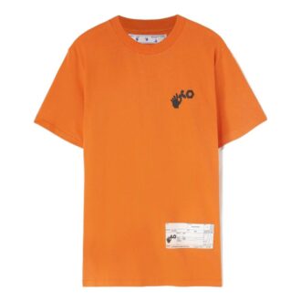 Off-White Men’ s x Teenage Engineering Crossover SS22 Logo Printing Round Neck Short Sleeve Orange T-Shirt Off-White Men’ s x Teenage Engineering Crossover SS22 Logo Printing Round Neck Short Sleeve Orange T-Shirt