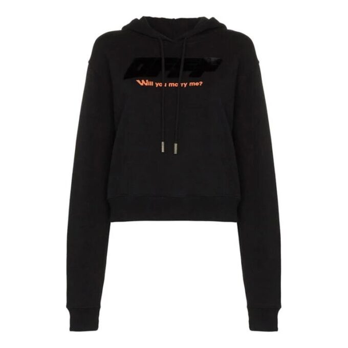 Off-White Modern Obstacles Loose Cotton Black