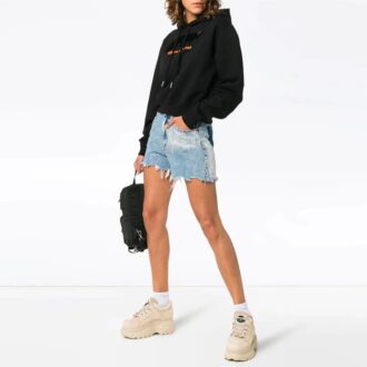Off-White Modern Obstacles Loose Cotton Black