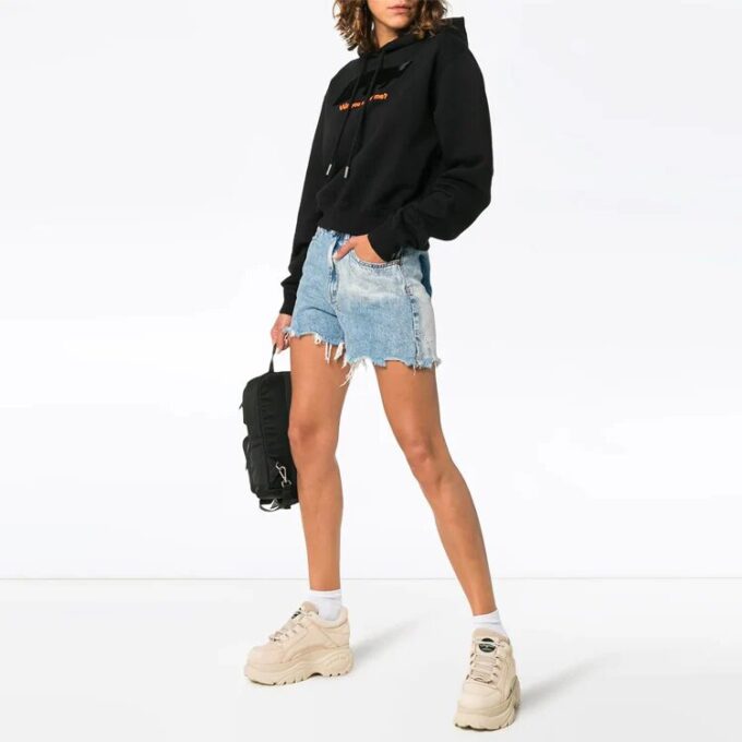 Off-White Modern Obstacles Loose Cotton Black