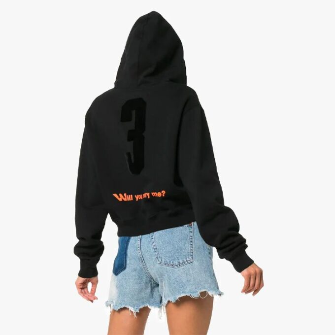 Off-White Modern Obstacles Loose Cotton Black