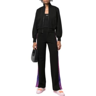 Off-White Monogram-Band Track Jacket “Black”