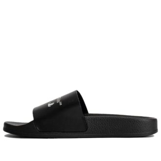 Off-White Multi-logo Print Pool Slides Black Off-White Multi-logo Print Pool Slides Black