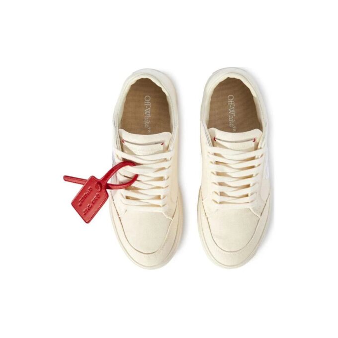Off-White New Low Vulcanized Canvas Sneakers “Beige”