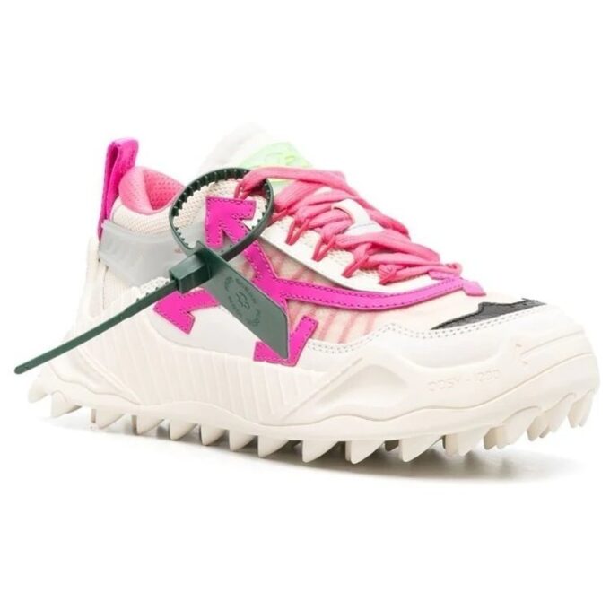 Off-White Odsy-1000 Low-Top Sneakers “White Pink”